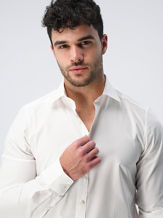 Immagine prodotto Olymp Camicia Level Five, body fit bianco 1/1, taglia 41, lunghezza manica 69cm (41)