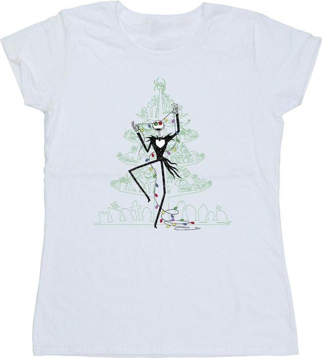 Disney The Nightmare Before Christmas Tree Green TShirt (M)