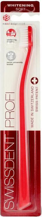 Produktbild Swissdent PROFI Whitening Zahnbürste Soft Rot (1 Stk) (Weich, 1 x)