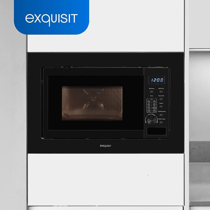 Image du produit Exquisit Micro-ondes encastrable Noir Digital (20 l)
