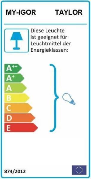 Energie-Label My-Igor Taylor (E27)