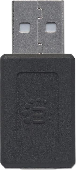 Produktbild Manhattan USB 2.0 Typ C auf Typ A-Adapter (0.03 m, USB 2.0, 2.50 W)