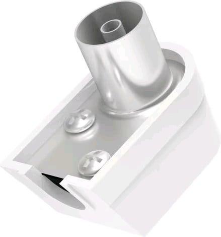 Image du produit Hama Connecteur d'antenne, coude coaxial, à visser (Câble d'antenne)