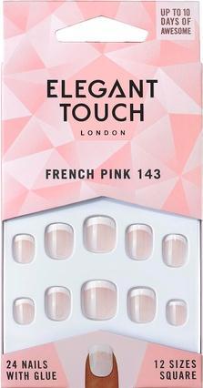 Elegant Touch French Nails 143 Pink 1 Count (Pink)