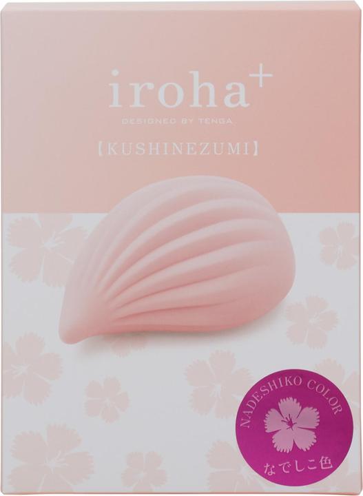 Actual product image Tenga iroha+ kushi by - quiet and very strong vibrator, soft-touch silicone, nadeshiko (pink)