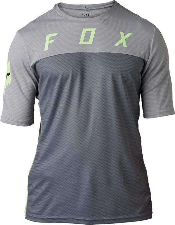 Fox Jersey 23 Defend Ss Cekt Blk/Gry S (S)