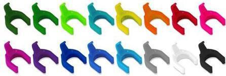 Actual product image PatchSee Cable clip color sky blue, set= (0.10 m)