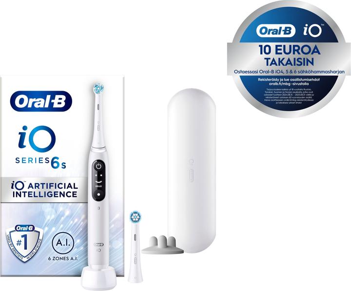 Produktbild Oral-B iO 6 Erwachsener Vibrierende Zahnbürste Weiss (Oszillierende Zahnbürste)
