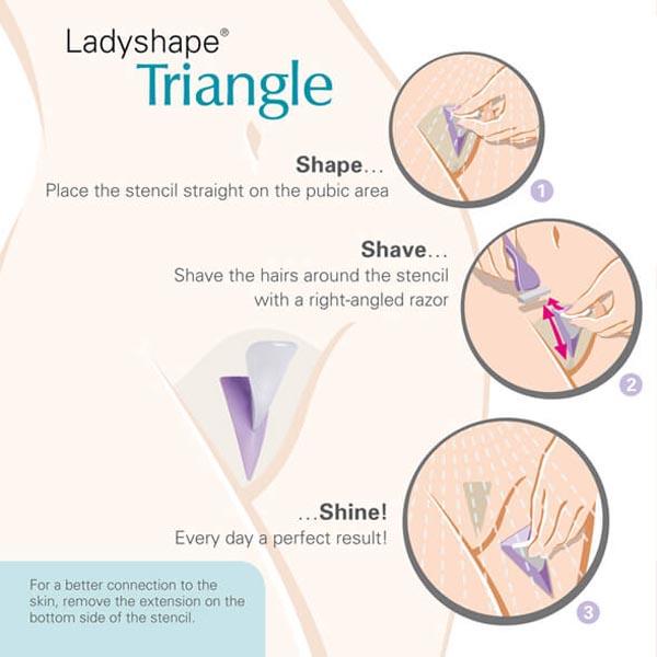 Actual product image Ladyshape Triangle