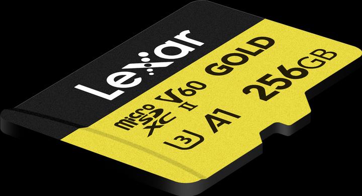 Produktbild Lexar MicroSDXC Gold Series UHS-II 256GB V60 (256 GB, microSDXC, U3, UHS-II)