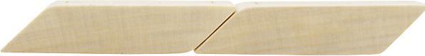 Image du produit kaiserkraft Plots magnétiques en bois design, lot de 4, L x l x h 60 x 20 x 13 mm, brun (4 x)