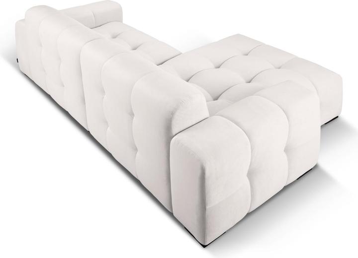 Actual product image Micadoni Velvet Left Corner Sofa, "Kendal", 4 Seats, 256x173x79Made in Europe (Corner sofa)