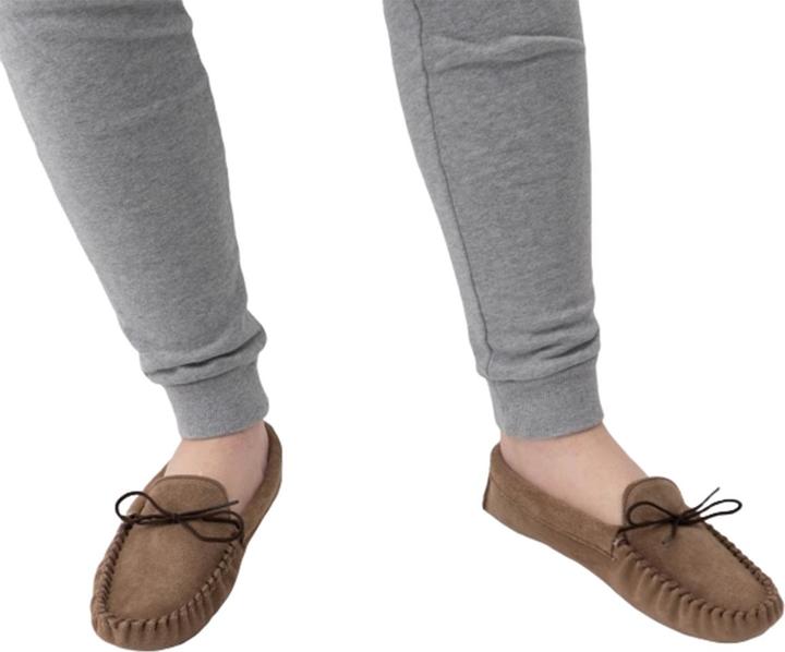 Produktbild Mokkers Jake Mokassins Hausschuhe Pantoffeln Wildleder (41)