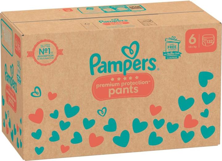 Immagine prodotto Pampers Premium Protection Pants (Dimensione 6, Pacco mensile, 132 Pezzo/i)