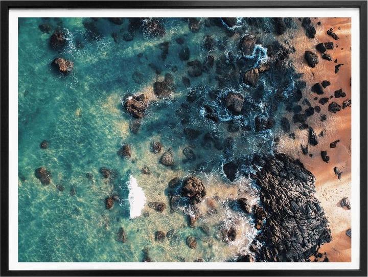 Produktbild Trenddeko Der Blick von oben: Rocky Beach (50 x 40 cm)