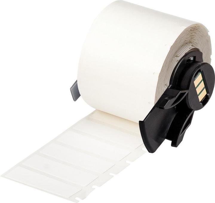 Image du produit Brady M6-29-499, Tissu de nylon, blanc, mat, 38.10 x 12.70 mm, permanent (500 p.) (1.27 cm)