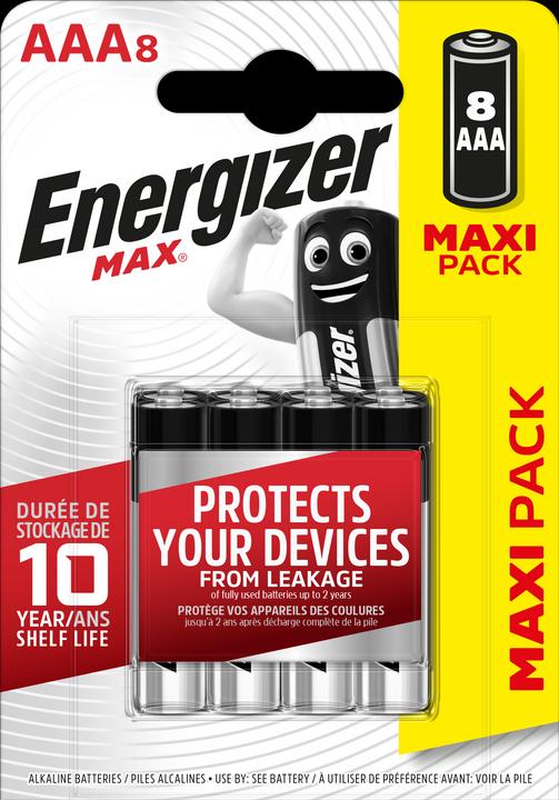 Produktbild Energizer Max Alkaline (8 Stk., AAA)