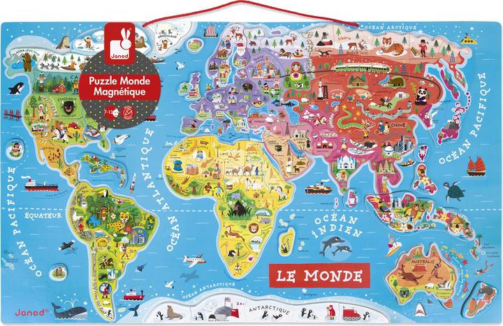 Immagine prodotto Janod Mappa del mondo (92 pezzi)