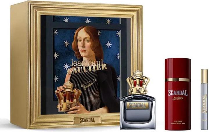 Gaultier JPG Scandal Pour Homme Geschenkset 100ml EDT Spray + 10ml EDT Spray + 150ml Deo Spray (Parfum set)