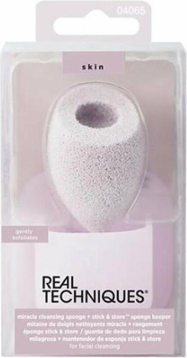 Real Techniques Sponges Miracle Cleansing makeup remover for women 1 pc