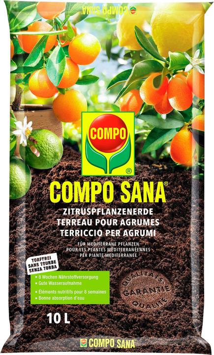 Produktbild Compo SANA Zitruspflanzenerde - torffrei (10 l, Erde ohne Torf)