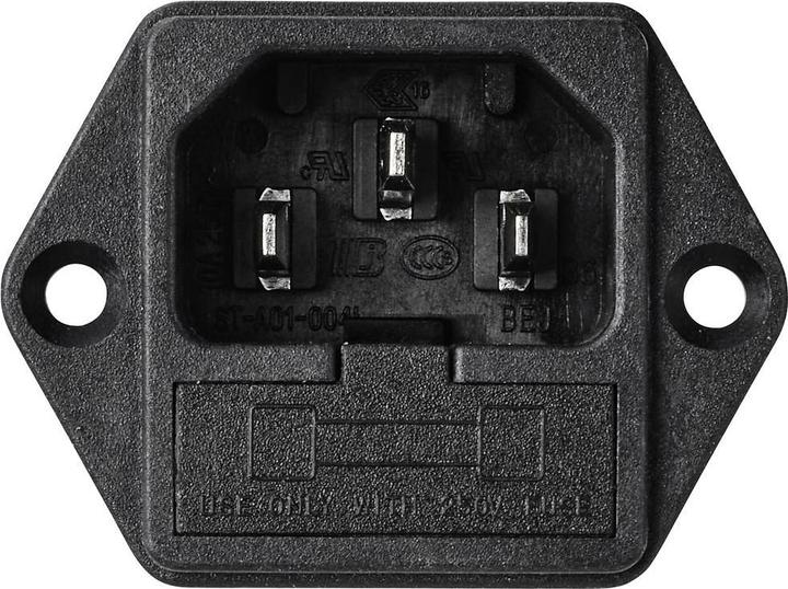 Actual product image Tru Components TC-10101436 Mains filter with IEC socket 250 V/AC 10 A 0.3 mH