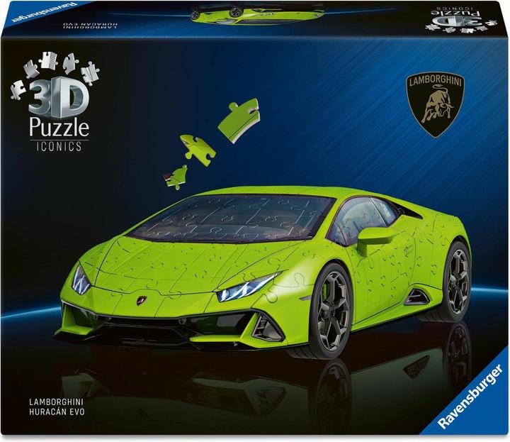Produktbild Ravensburger 3D Puzzle 108 Teile - Iconics: Lamborghini Huracán EVO (108 Teile)