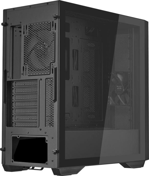 Immagine prodotto Cougar Uniface Black| Case PC | Mid Tower / Pannello frontale in rete / 2 ventole ARGB / Pannello sinistro (ATX, Mini-ITX, SSI CEB, mATX)