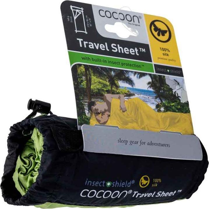 Actual product image Cocoon Insect Shield TravelSheet Inlet Silk (220 cm)