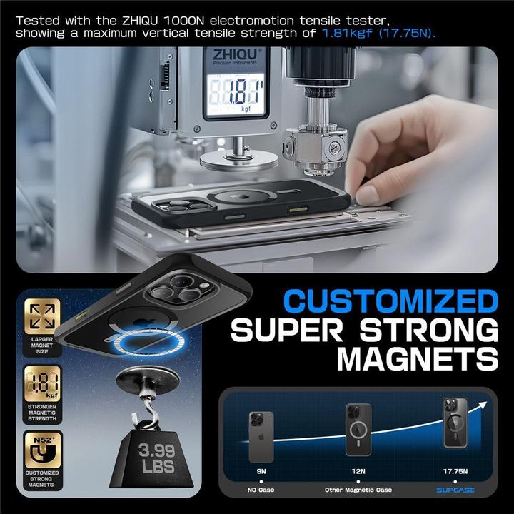 Produktbild Supcase Ub Mag Magsafe Iphone 16 Pro Black (Apple iPhone 16 Pro)