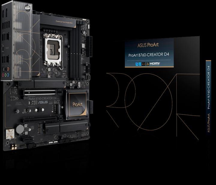 Immagine prodotto ASUS PROART B760-CREATOR D4 (LGA 1700, Intel B760, ATX)