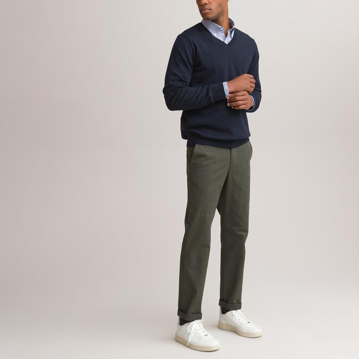 Produktbild La Redoute Collections Pullover mit V-Ausschnitt (3XL)