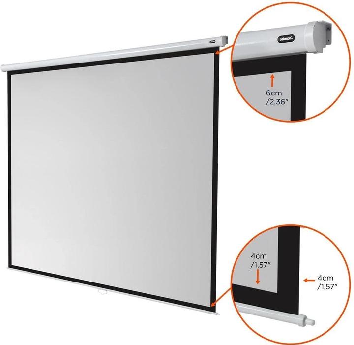 Actual product image Celexon Roller blind Economy, screen, 1:1 (133.86", 1:1)