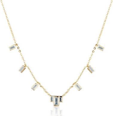 Immagine prodotto JVD - Elegant gold-plated necklace with zircons SVLN0553XK5GO45