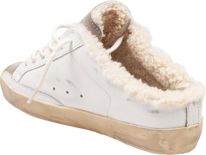 Produktbild Golden Goose snakers super star leather sabot white and taupe (38)