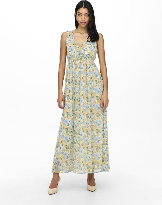 Produktbild JdY Gerüschtes V-Ausschnitt Maxikleid (S)