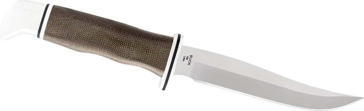 Image du produit Buck PATHFINDER PRO 105, acier S35VN, inoxydable, micarta de lin, fourreau cuir (12.70 cm)