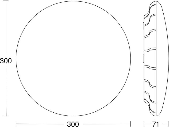 Produktbild Steinel LED-Sensorleuchte 9,1W 3000K 858lm EVG 081096 (858 lm)