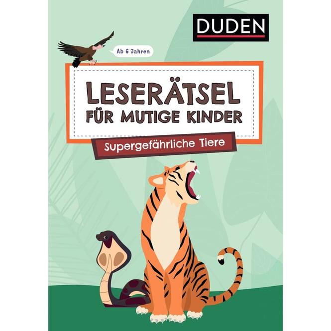 Produktbild Leserätsel für mutige Kinder - Supergefährliche Tiere - ab 6 Jahren (Deutsch, Janine Eck, Ulrike Rogler, 2023)