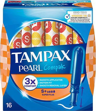 Produktbild Tampax Pearl Compak Super Plus (16 x)