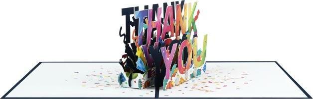 Immagine prodotto MU Classic Biglietto di ringraziamento pop-up 3D - Grazie (1 pz.)