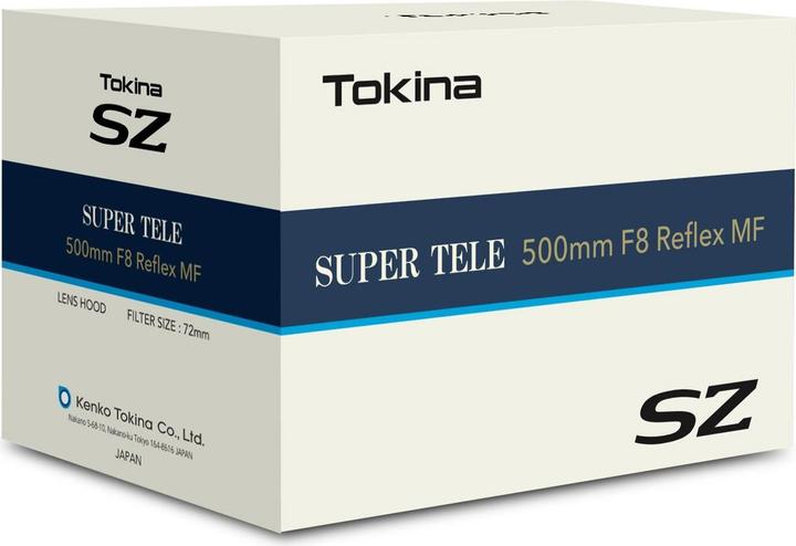 Image du produit Tokina SZ Super Télé 500mm f/8 Reflex MF Fujifilm X (Fujifilm X, Plein format)