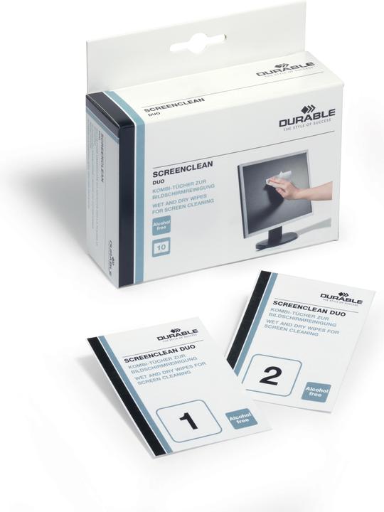 Produktbild Durable Screenclean Duo (10 x)