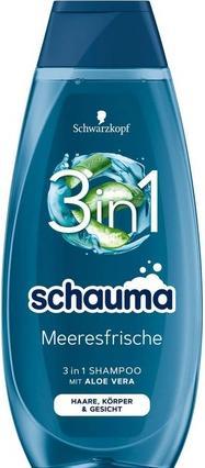 Produktbild Schauma Meeresfrische 3in1 Shampoo, 400 ml (400 ml, Flüssiges Shampoo)