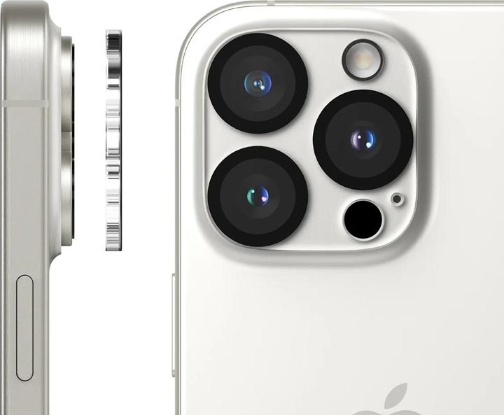 Screenguard Camera Protector Apple iPhone 16 Pro camera armoured glass (1 Piece, Apple iPhone 16 Pro)