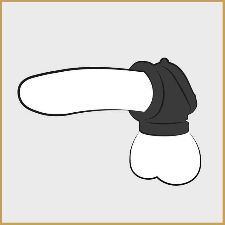 Actual product image Shots Rock Hard Cock Pipe (5 cm)