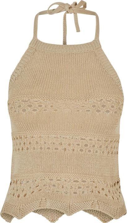 Immagine prodotto Urban Classics Top corto da donna in maglia all'uncinetto con collo alto (4XL)