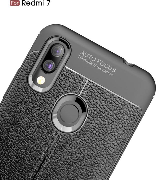 Produktbild Screenguard Xiaomi Redmi 7 Hülle Leather Design TPU Cover (Xiaomi Redmi 7)