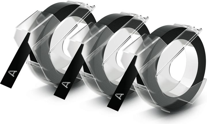 Actual product image Dymo Embossing tape 3D (0.90 cm, Black)