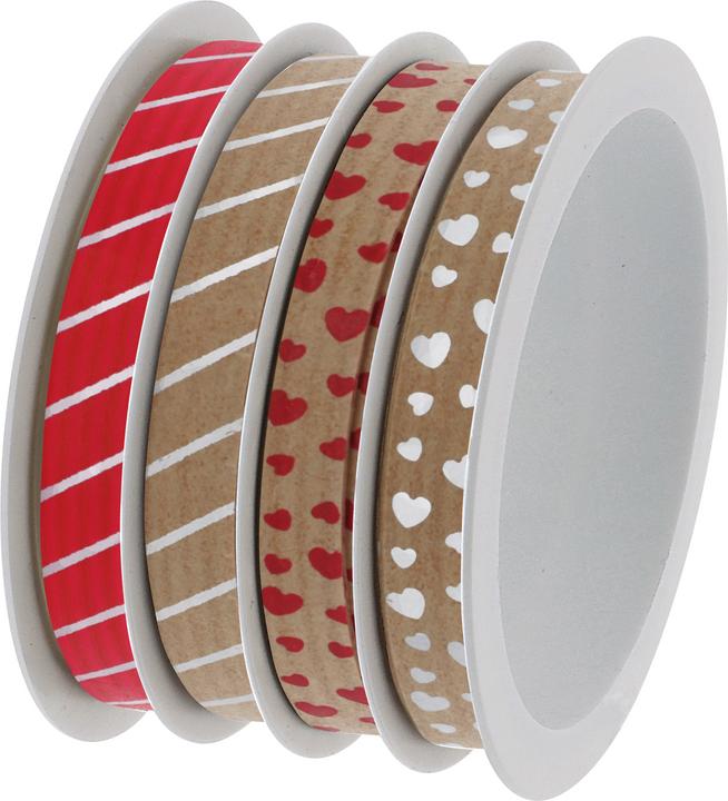 Actual product image Susy Card Gift ribbon multispool "Malta-Mix red (Gift ribbon, 1 x)